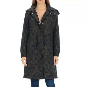 Avec Les Filles Rain Anorak - Star Camo Print - Size M